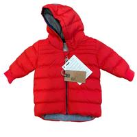 Splendido piumino rosso nuovo timberland