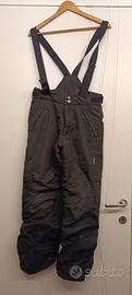 pantalone sci nero 12 anni
