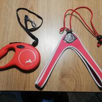 Guinzaglio FLEXI e pettorina TRE PONTI
