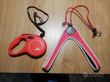 Guinzaglio FLEXI e pettorina TRE PONTI
