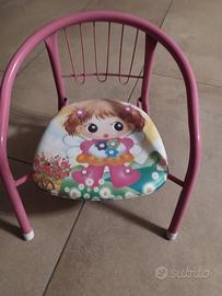Sediolina con fischietto per bambina