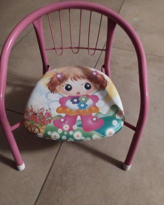 Sediolina con fischietto per bambina