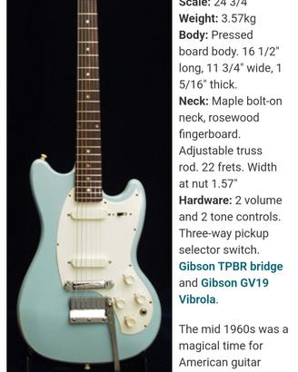  chitarra elettrica storica KALAMAZOO🇺🇸1966 
