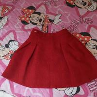 Gonna rossa Mayoral plissettata da bimba(9 anni)