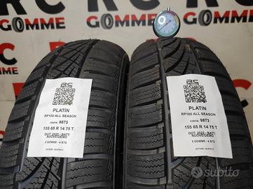 2 GOMME 155/65 R14 75T PLATIN – 4 STAGIONI
