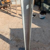 telaio cancello trave piantone in ferro zincato