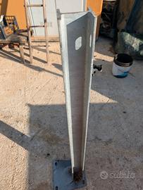 telaio cancello trave piantone in ferro zincato