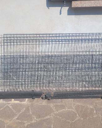 2 ringhiere 200×102 ciascuna con 4 pali