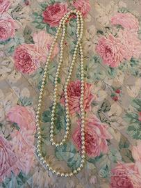 Collana di simili perle lunga 97 cm
