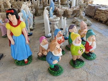 Biancaneve e i sette nani da esterno