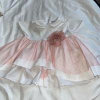 Abito da neonata con fiore