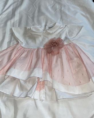 Abito da neonata con fiore