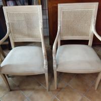 sedie e poltrone intagliate a mano 