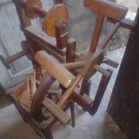 Antico FILARELLO per lana a pedale