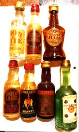 Bottigliette mignon di liquori