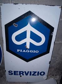 insegna tabella piaggio servizio 