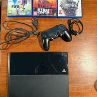 PlayStation 4 + 3 giochi TOP!!