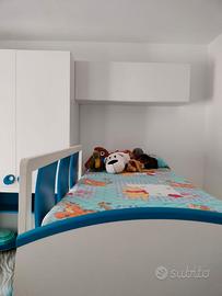 Cameretta bambino con letto a ponte - usata poco-
