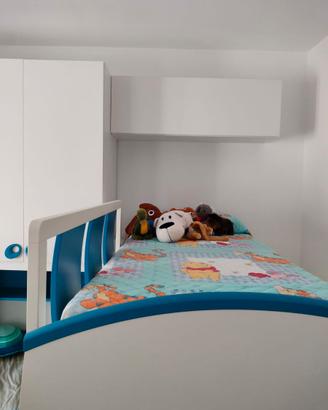 Cameretta bambino con letto a ponte - usata poco-
