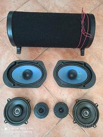 Subwoofer auto + altoparlanti Pioneer e audio desi