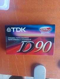 Audiocassette TDK D 90 high output