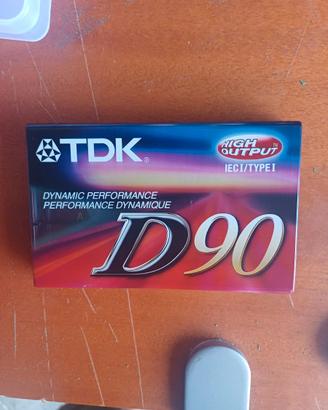 Audiocassette TDK D 90 high output
