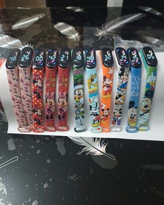 orologi Minnie e topolino led
