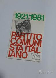 TESSERA PARTITO COMUNISTA ITALIANO 1981 OTTIME CON