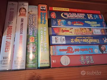 Videocassette VHS film famosi e Disney
