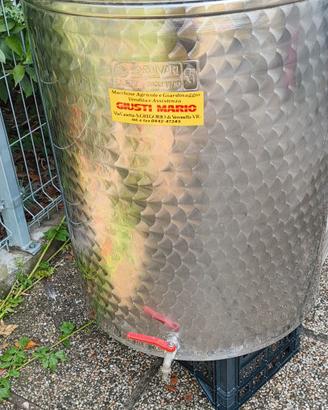 Botte Made in Italy Fusto in Acciaio Inox