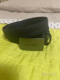 Cintura bambino, Anthony Morato in pelle nera