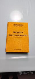 Libro  universitario  Manuale di diritto privato