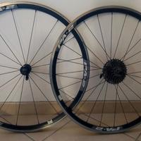 Ruote complete bici corsa alluminio 