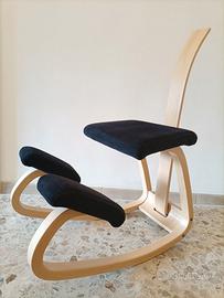 Sedia originale Varier Ergonomica con schienale