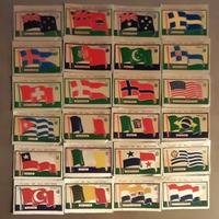 FIGURINE - FLAGS OF ALL NATIONS -  LOTTO DI 24
