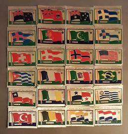FIGURINE - FLAGS OF ALL NATIONS -  LOTTO DI 24