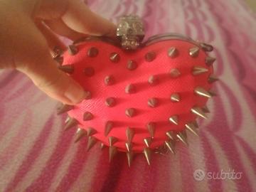 borsa donna cuore gotica