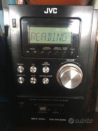 STEREEO JVC CON CASSE E TELECOMANDO