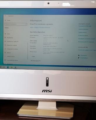 MSI MS-A912 All in One PC windows 10