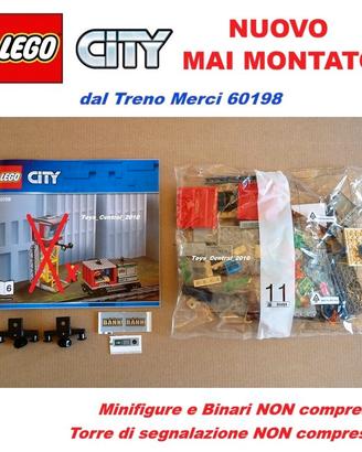 LEGO Train - Vagone Container dal set 60198 NUOVO