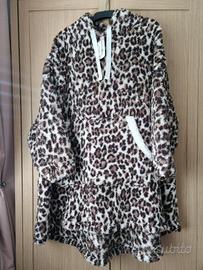 Snuddie da donna con stampa animale BNWT Taglia un