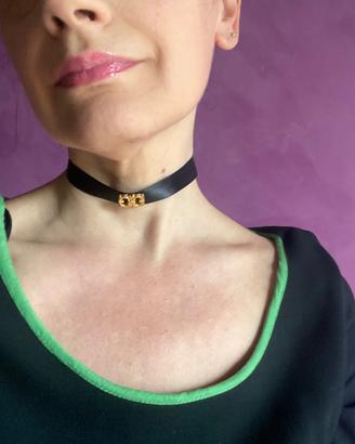 Collana Choker ROBERTO CAVALLI con Charm