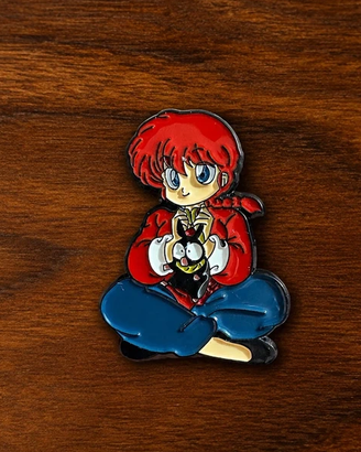 Spilla Ranma 1/2 con P-chan