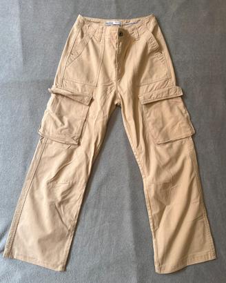 Pantaloni cargo bershka da donna
