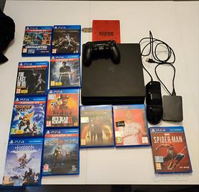Playstation 4  Slim + HDD + Giochi
