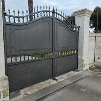 cancello automatico a 2 ante + cancelletto 