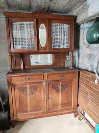 Buffet legno, credenza vintage