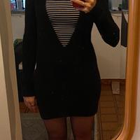 Mini abito in lana mohair