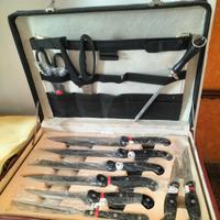 valigetta con set coltelli