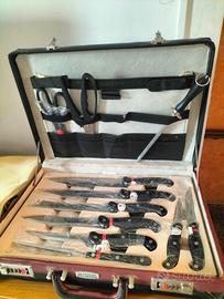valigetta con set coltelli